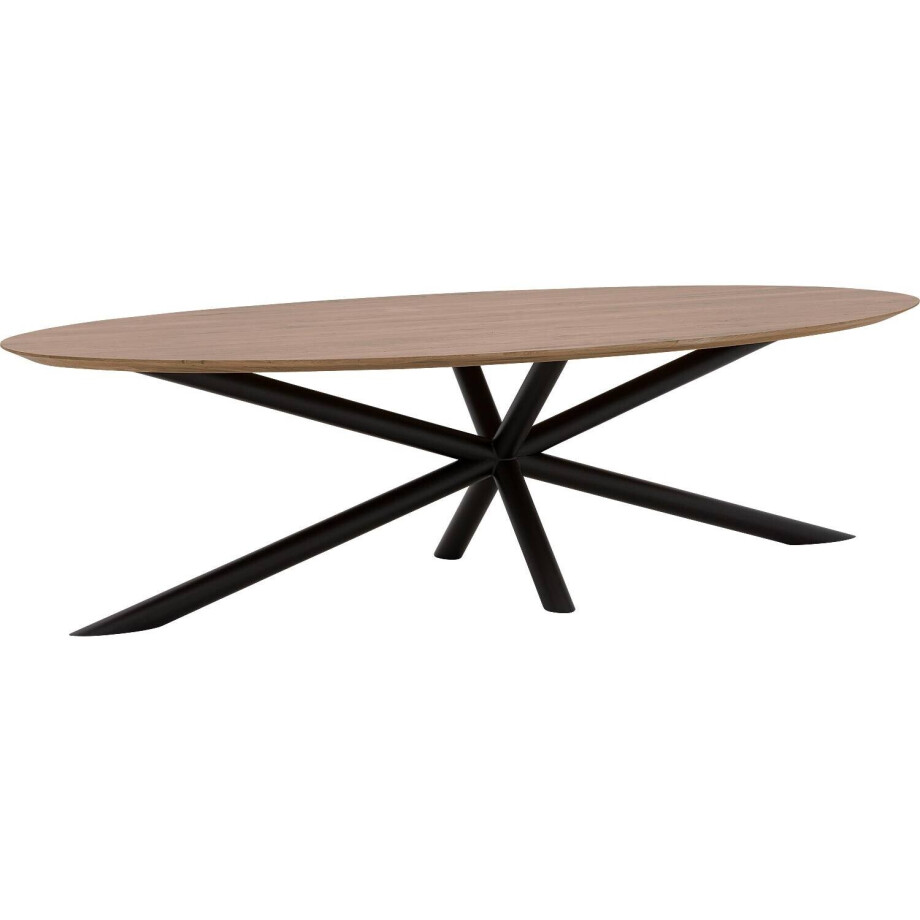 Goossens Excellent Eettafel Gs-1302, Ovaal 280 x 130 cm afbeelding 1