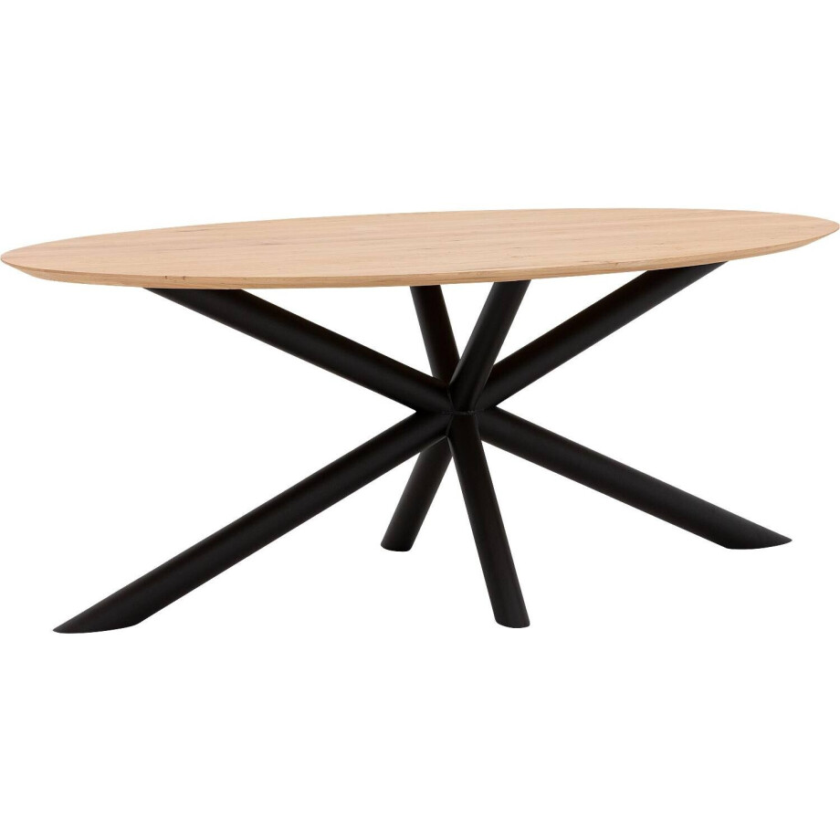 Goossens Excellent Eettafel Gs-1302, Ovaal 200 x 110 cm afbeelding 1