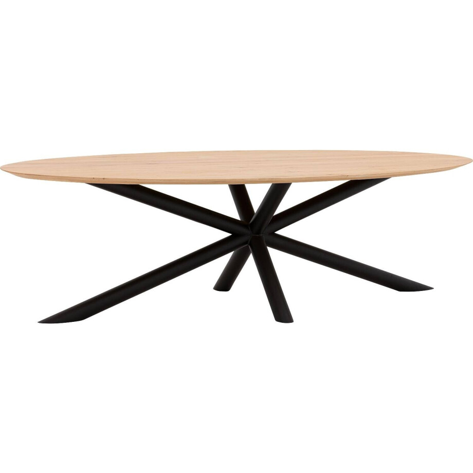 Goossens Excellent Eettafel Gs-1302, Ovaal 260 x 130 cm afbeelding 1