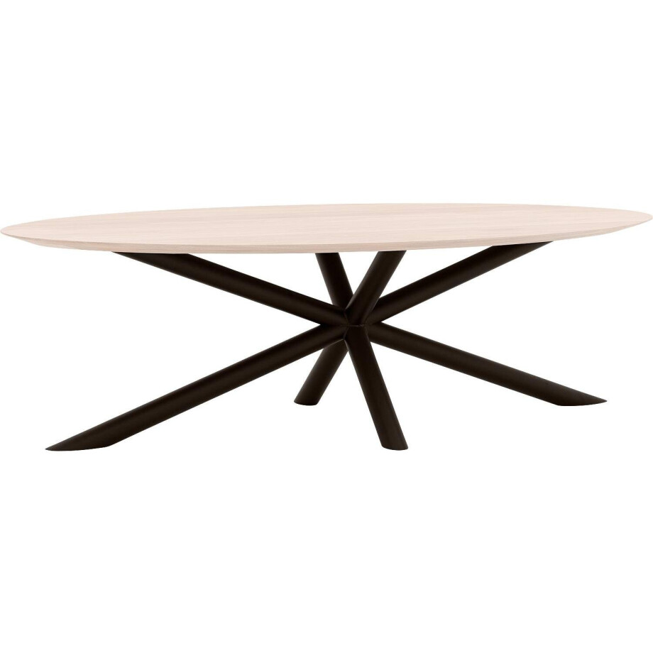 Goossens Excellent Eettafel Gs-1302, Ovaal 260 x 130 cm afbeelding 1