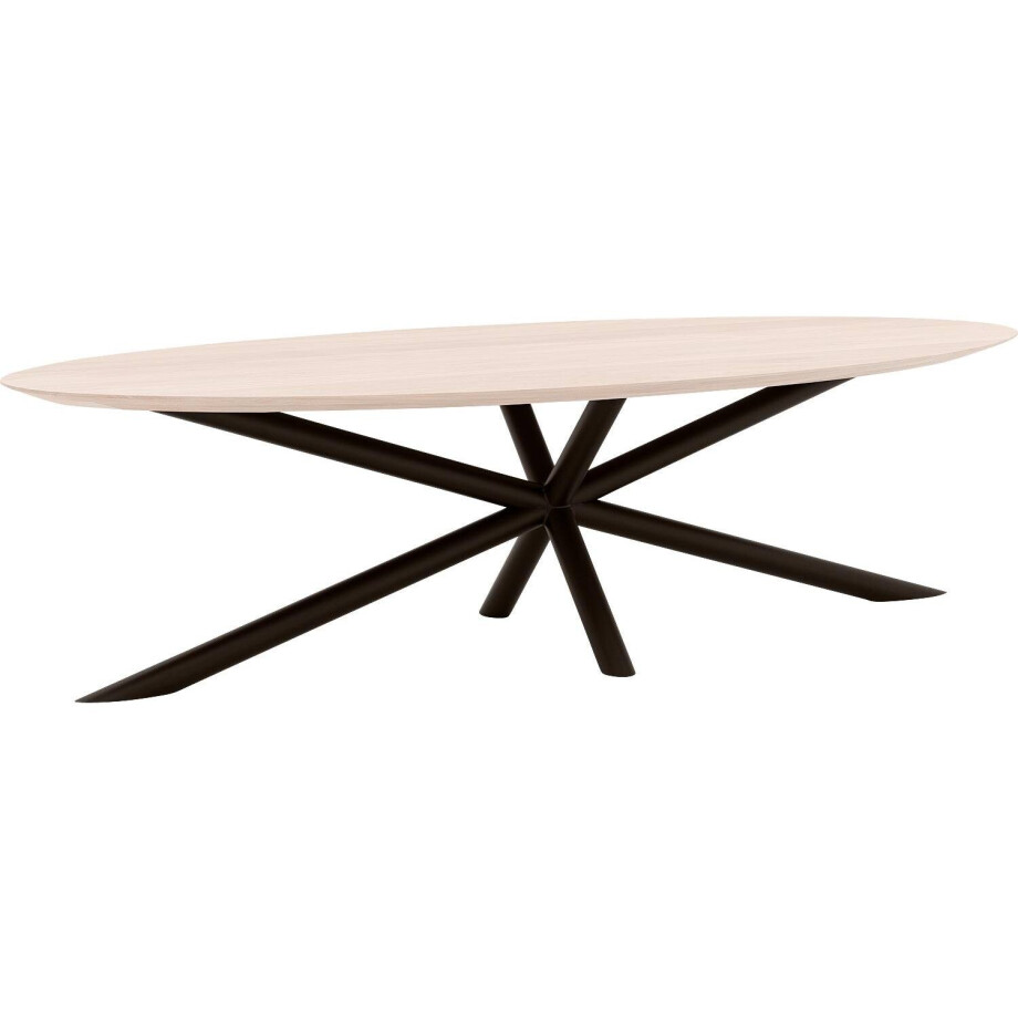 Goossens Excellent Eettafel Gs-1302, Ovaal 280 x 130 cm afbeelding 1