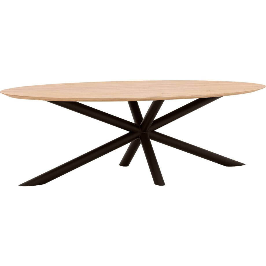 Goossens Excellent Eettafel Gs-1302, Ovaal 240 x 130 cm afbeelding 1