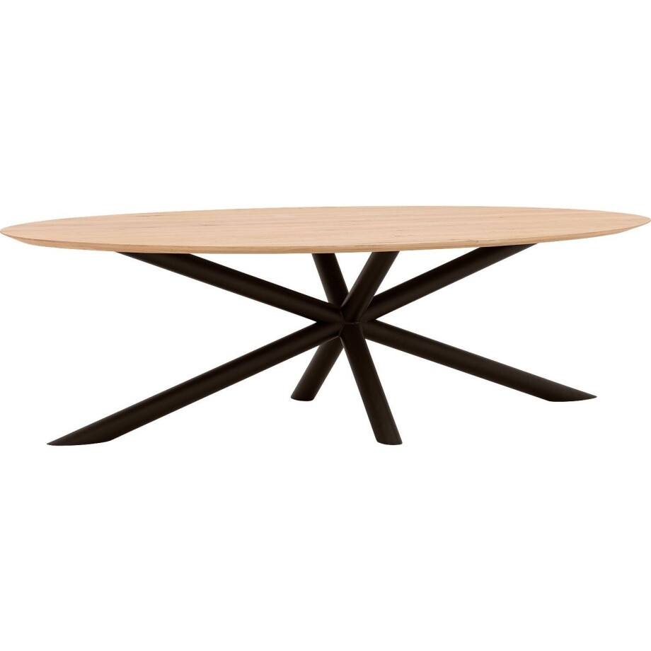 Goossens Excellent Eettafel Gs-1302, Ovaal 260 x 130 cm afbeelding 1