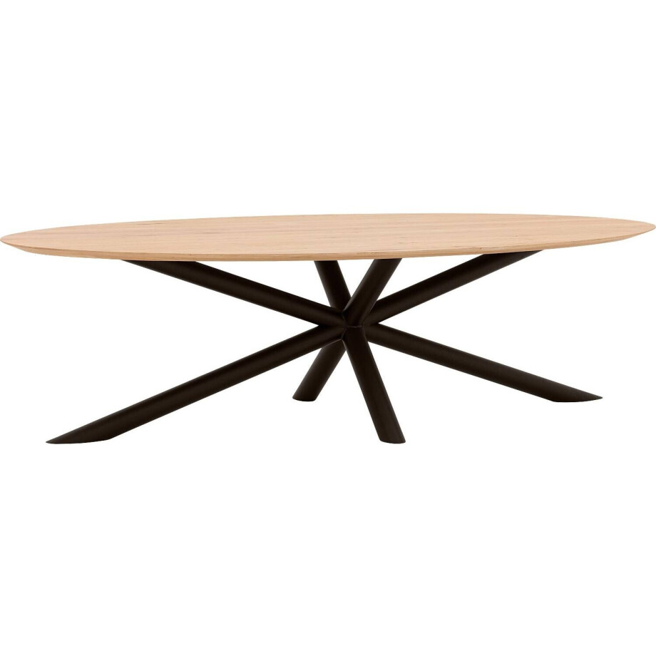 Goossens Excellent Eettafel Gs-1302, Ovaal 300 x 130 cm afbeelding 1