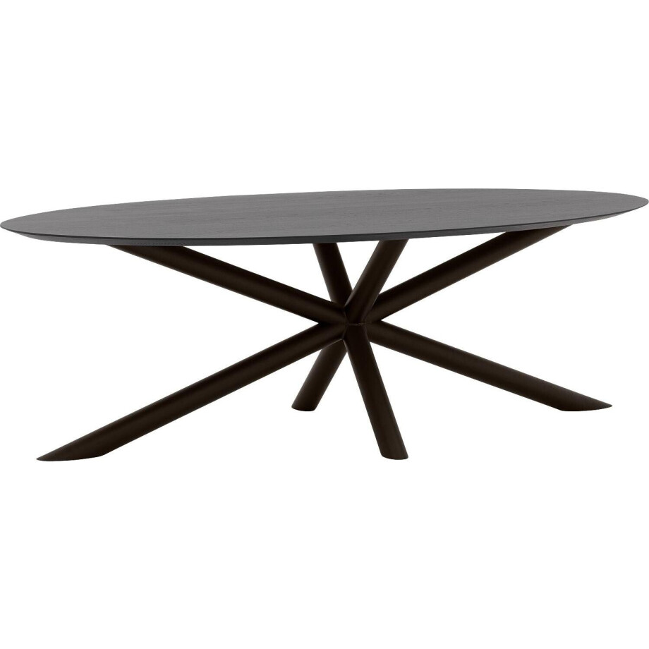 Goossens Excellent Eettafel Gs-1302, Ovaal 240 x 130 cm afbeelding 1