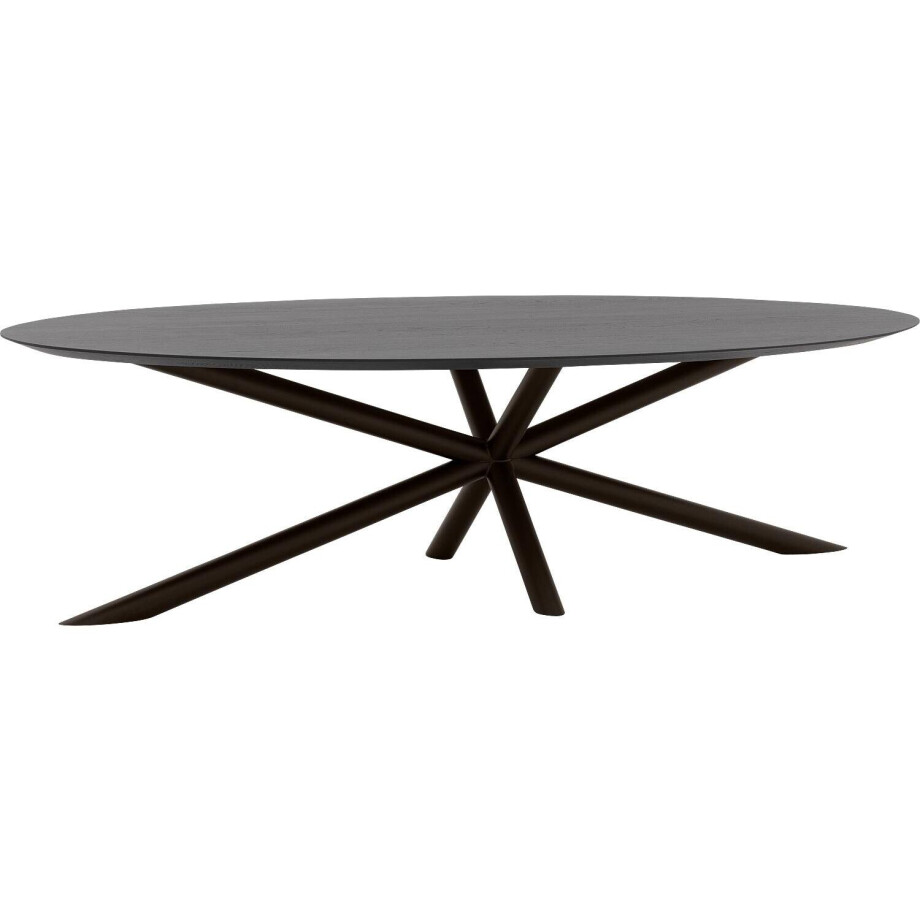 Goossens Excellent Eettafel Gs-1302, Ovaal 280 x 130 cm afbeelding 1