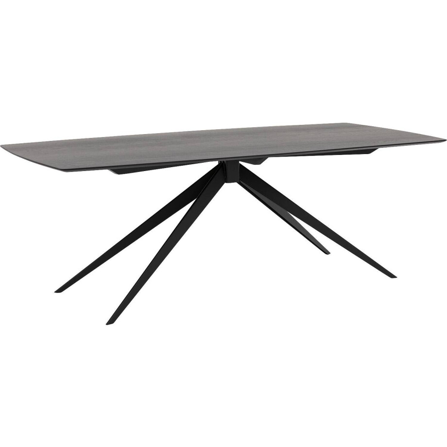 Goossens Excellent Eettafel Floyd, Semi rechthoekig 180 x 100 cm afbeelding 1