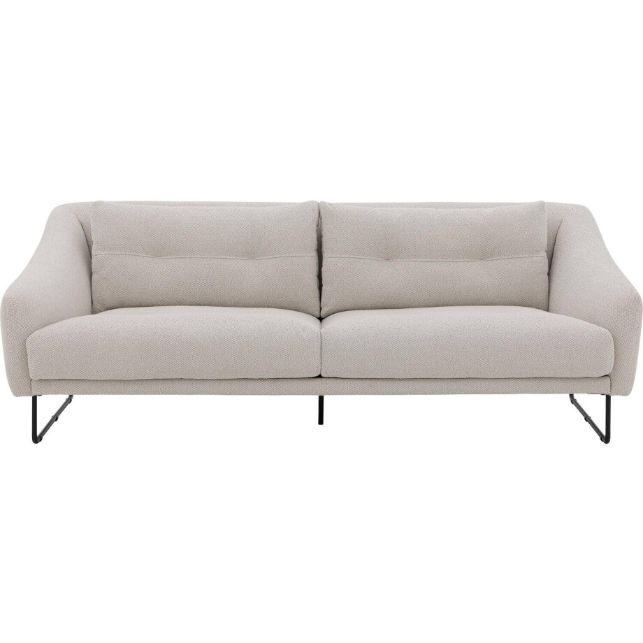 Goossens Excellent Bank Gs-2105 wit, stof, 3-zits, elegant chic Goossens Excellent Bank Gs-2105 wit, stof, 3-zits, elegant chic afbeelding 1