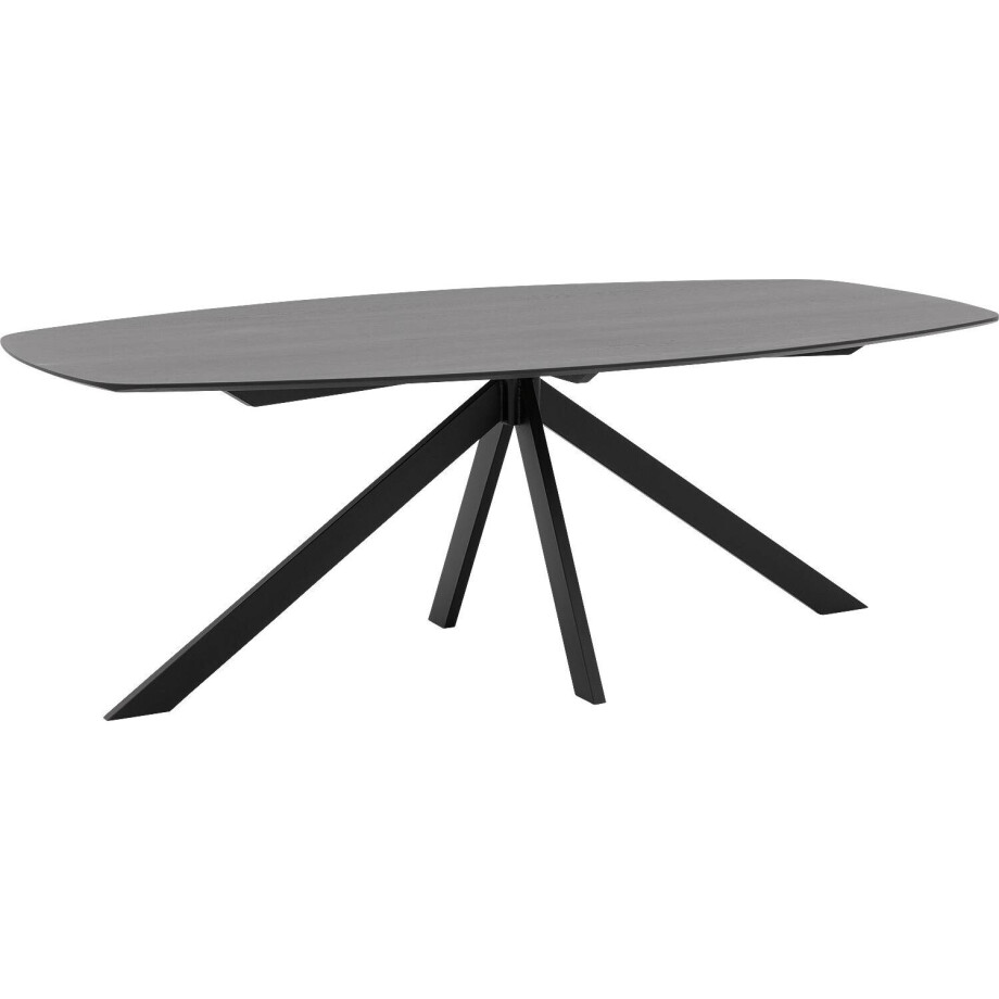 Goossens Excellent Eettafel Floyd, Semi ovaal 180 x 100 cm afbeelding 1