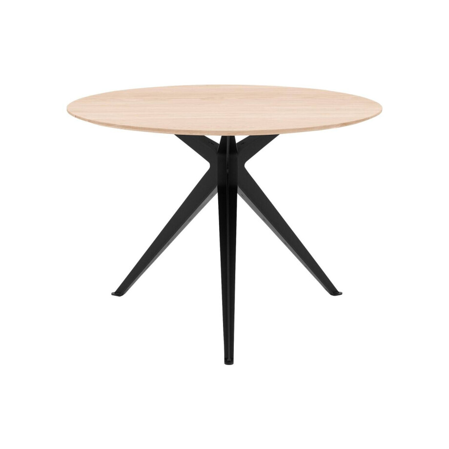 Goossens Excellent Eettafel Kopenhagen, Rond 110 x 110 cm Goossens Excellent Eettafel Kopenhagen, Rond 110 x 110 cm afbeelding 1