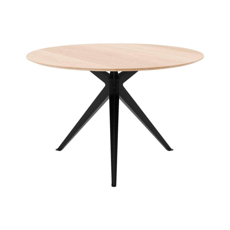 Goossens Excellent Eettafel Kopenhagen, Rond 120 x 120 cm afbeelding 1