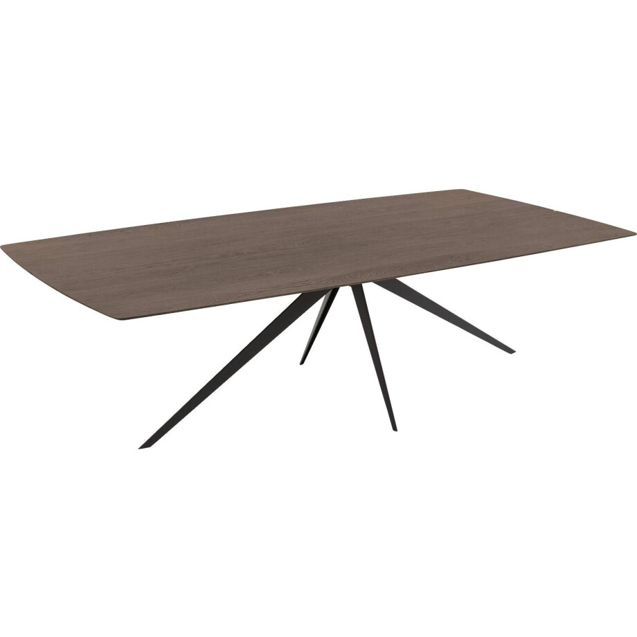Goossens Excellent Eettafel Uniek, Semi rechthoekig 240 x 100 cm afbeelding 1