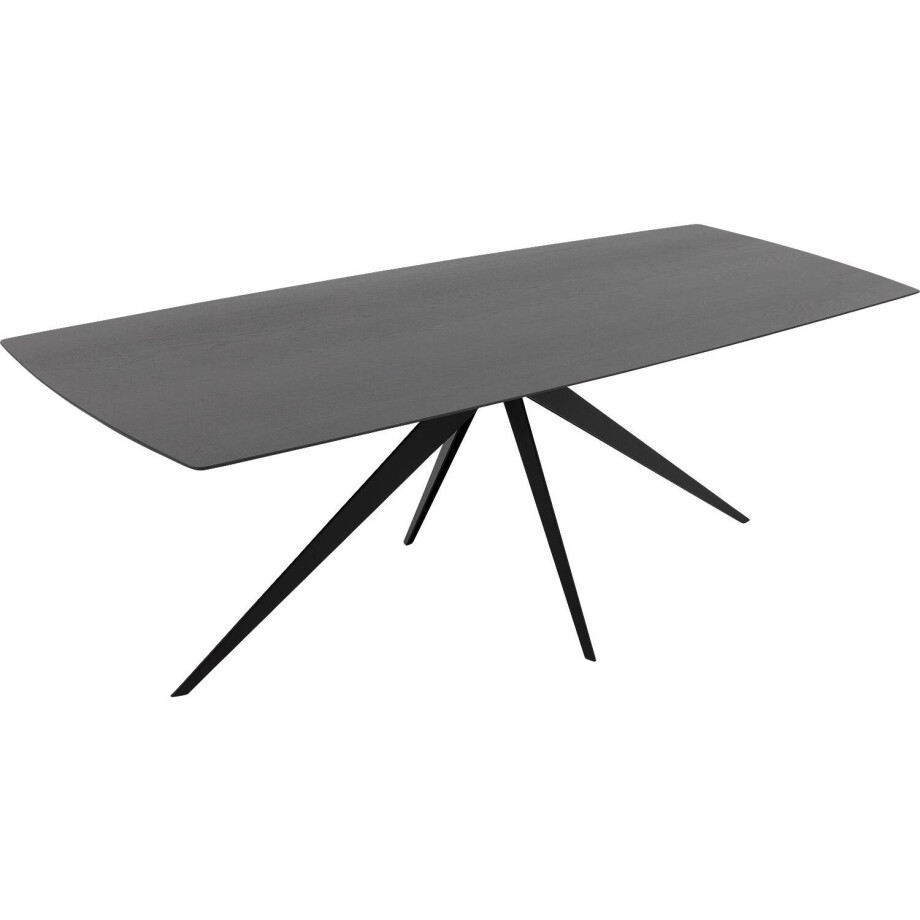Goossens Excellent Eettafel Floyd, Semi rechthoekig 200 x 100 cm afbeelding 1