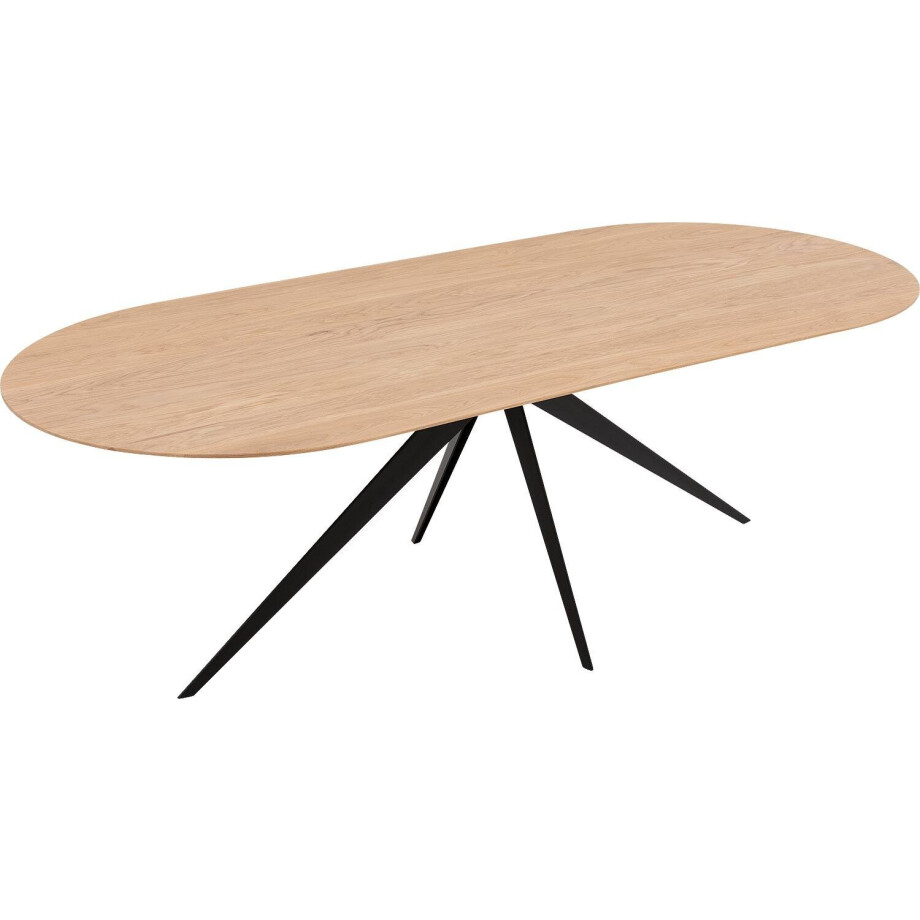 Goossens Excellent Eettafel Uniek, Semi rond 240 x 100 cm Goossens Excellent Eettafel Uniek, Semi rond 240 x 100 cm afbeelding 1