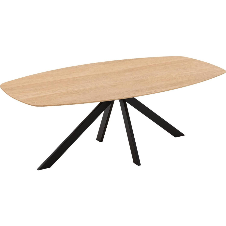 Goossens Excellent Eettafel Uniek, Semi ovaal 200 x 110 cm Goossens Excellent Eettafel Uniek, Semi ovaal 200 x 110 cm afbeelding 1
