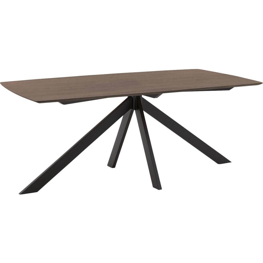Goossens Excellent Eettafel Uniek, Semi rechthoekig 180 x 100 cm afbeelding 1