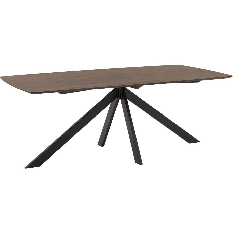 Goossens Excellent Eettafel Uniek, Semi rechthoekig 200 x 100 cm afbeelding 1