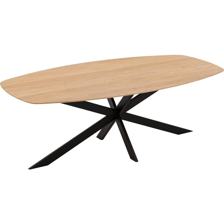 Goossens Excellent Eettafel Uniek, Semi ovaal 220 x 120 cm Goossens Excellent Eettafel Uniek, Semi ovaal 220 x 120 cm afbeelding 1