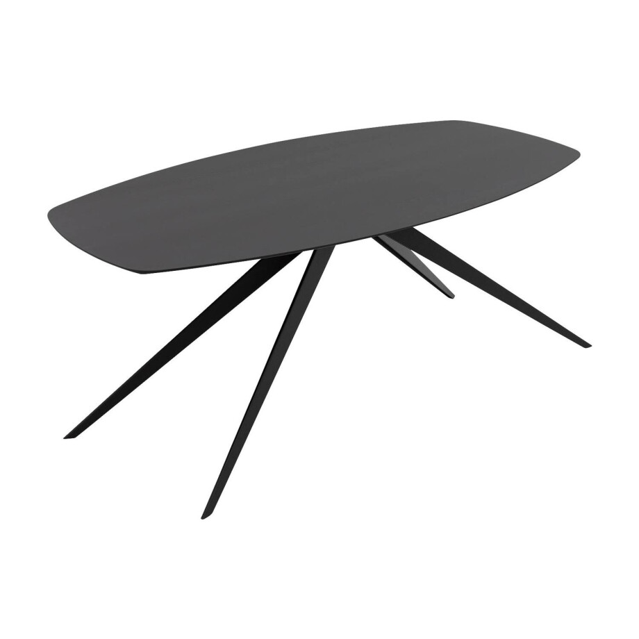 Goossens Excellent Eettafel Uniek, Semi ovaal 180 x 100 cm afbeelding 1