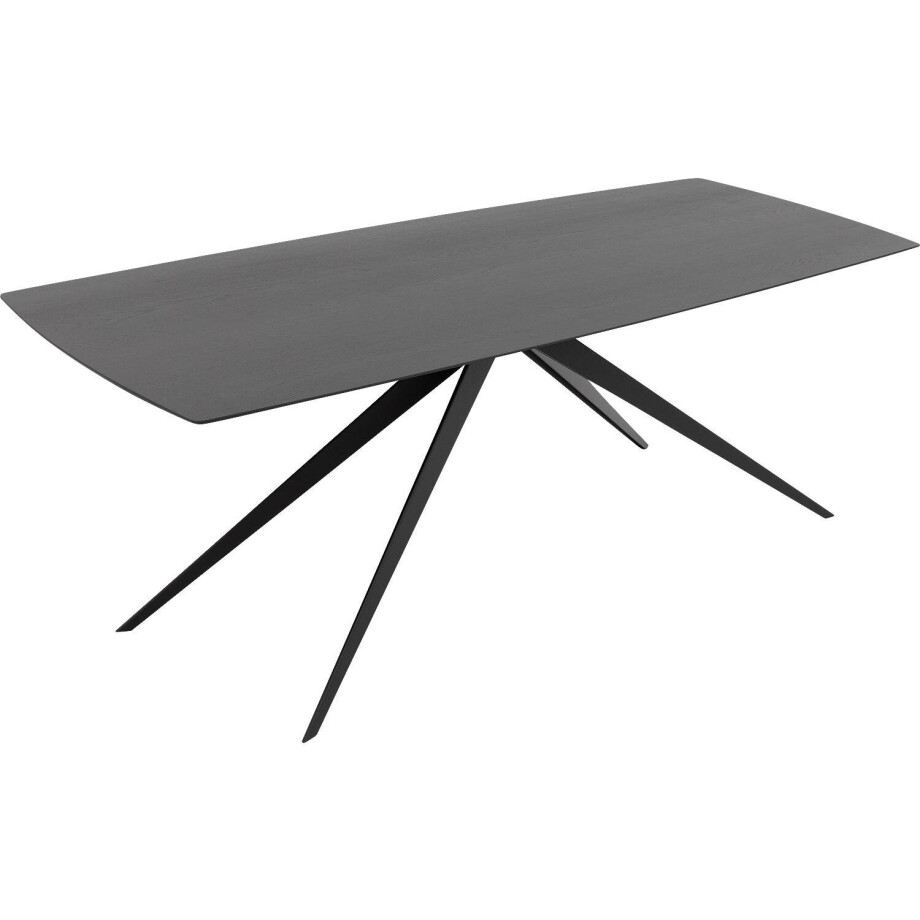 Goossens Excellent Eettafel Uniek, Semi rechthoekig 200 x 100 cm afbeelding 1