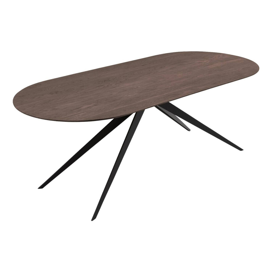 Goossens Excellent Eettafel Uniek, Semi rond 220 x 100 cm Goossens Excellent Eettafel Uniek, Semi rond 220 x 100 cm afbeelding 1