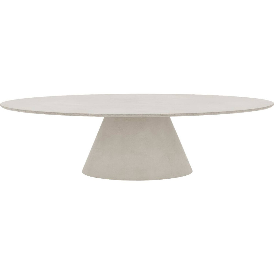 Goossens Eettafel Stone, Ovaal 290 x 120 cm afbeelding 1