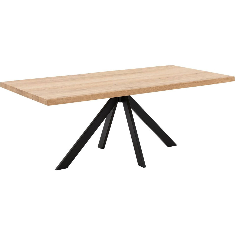 Goossens Eettafel Blade, Boomstamblad 200 x 100 cm 5 cm dik afbeelding 1