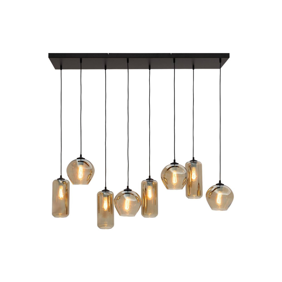 Goossens Hanglamp Devant, Hanglamp met 8 lichtpunten afbeelding 1