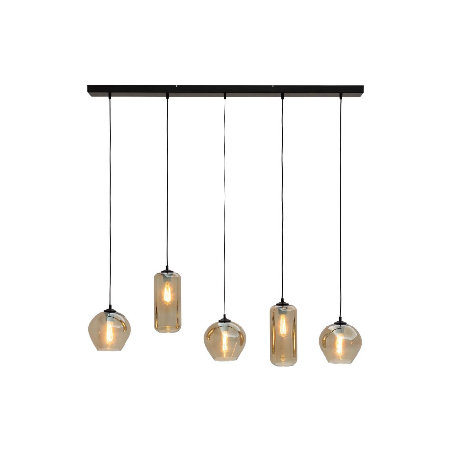 Goossens Hanglamp Devant, Hanglamp met 5 lichtpunten afbeelding 1