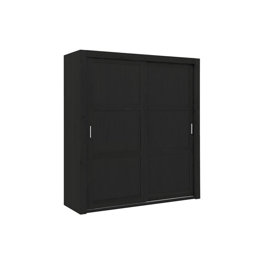 Goossens Excellent Kledingkast Duo, 200 cm breed, 223 cm hoog, 2 x 3 houtpaneel schuifdeuren Goossens Excellent Kledingkast Duo, 200 cm breed, 223 cm hoog, 2 x 3 houtpaneel schuifdeuren afbeelding 1