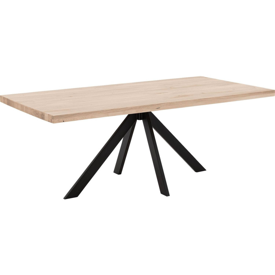 Goossens Eettafel Blade, Strak blad 220 x 100 cm 6 cm dik afbeelding 1