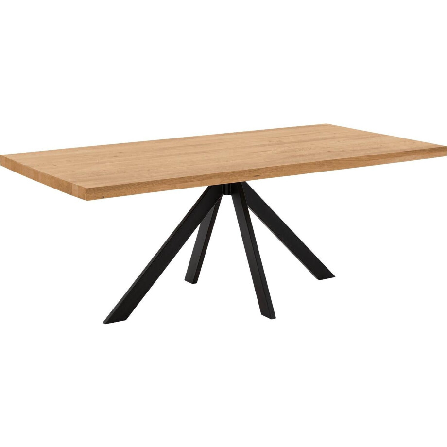 Goossens Eettafel Blade, Strak blad 220 x 100 cm 6 cm dik Goossens Eettafel Blade, Strak blad 220 x 100 cm 6 cm dik afbeelding 1