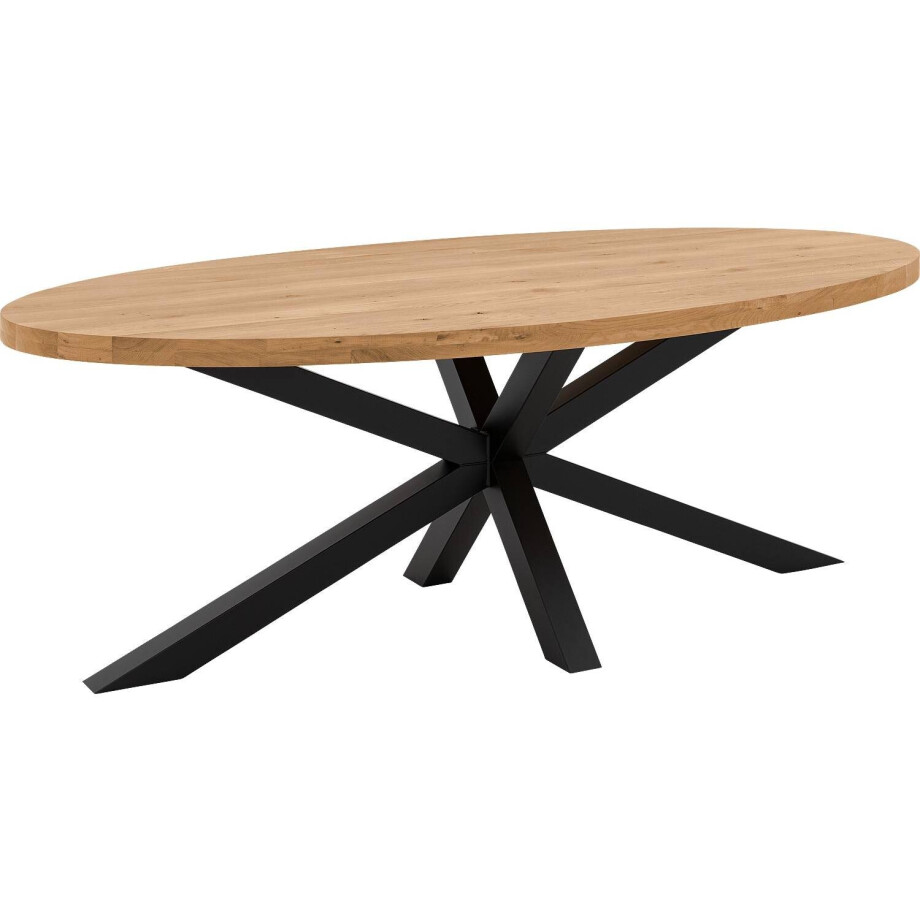 Goossens Eettafel Blade, Strak blad ovaal 220 x 110 cm 6 cm dik afbeelding 1