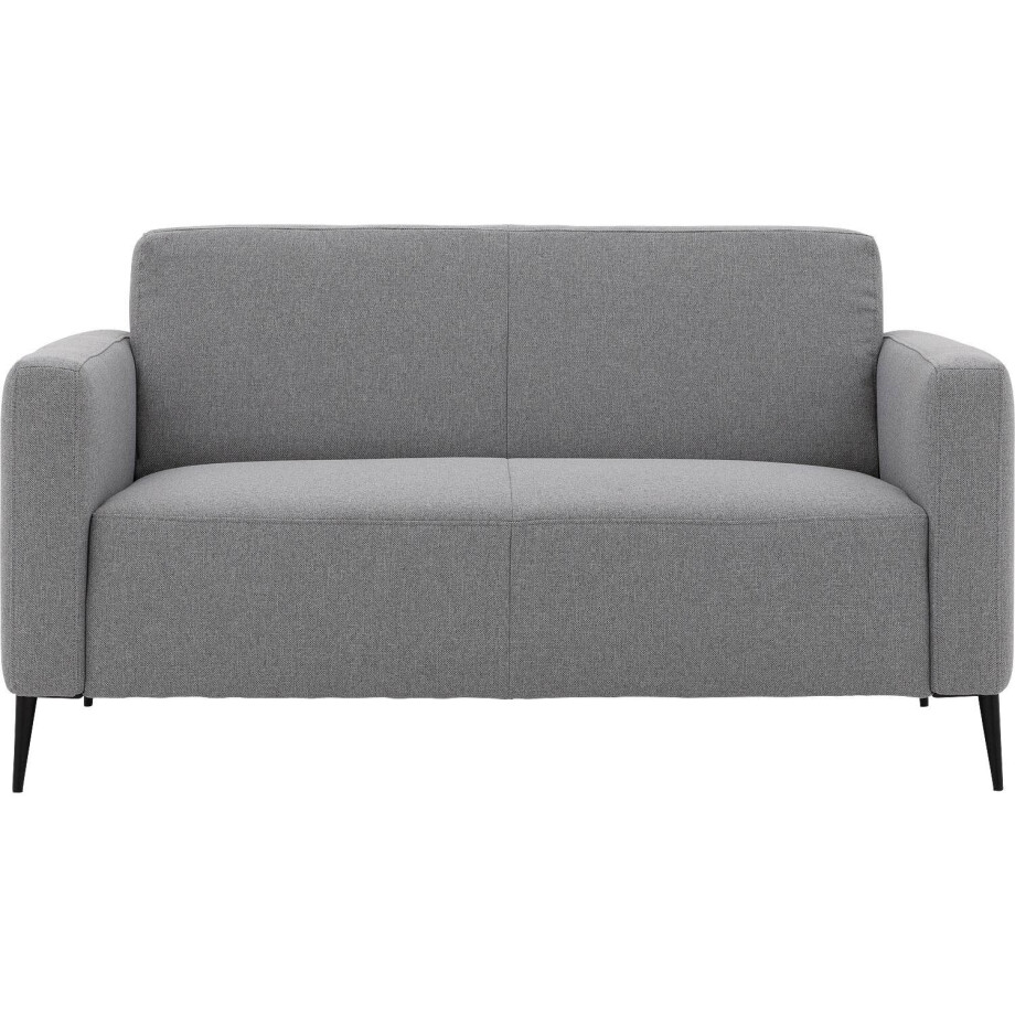 Goossens Bank Key West grijs, stof, 2-zits, modern design Goossens Bank Key West grijs, stof, 2-zits, modern design afbeelding 1