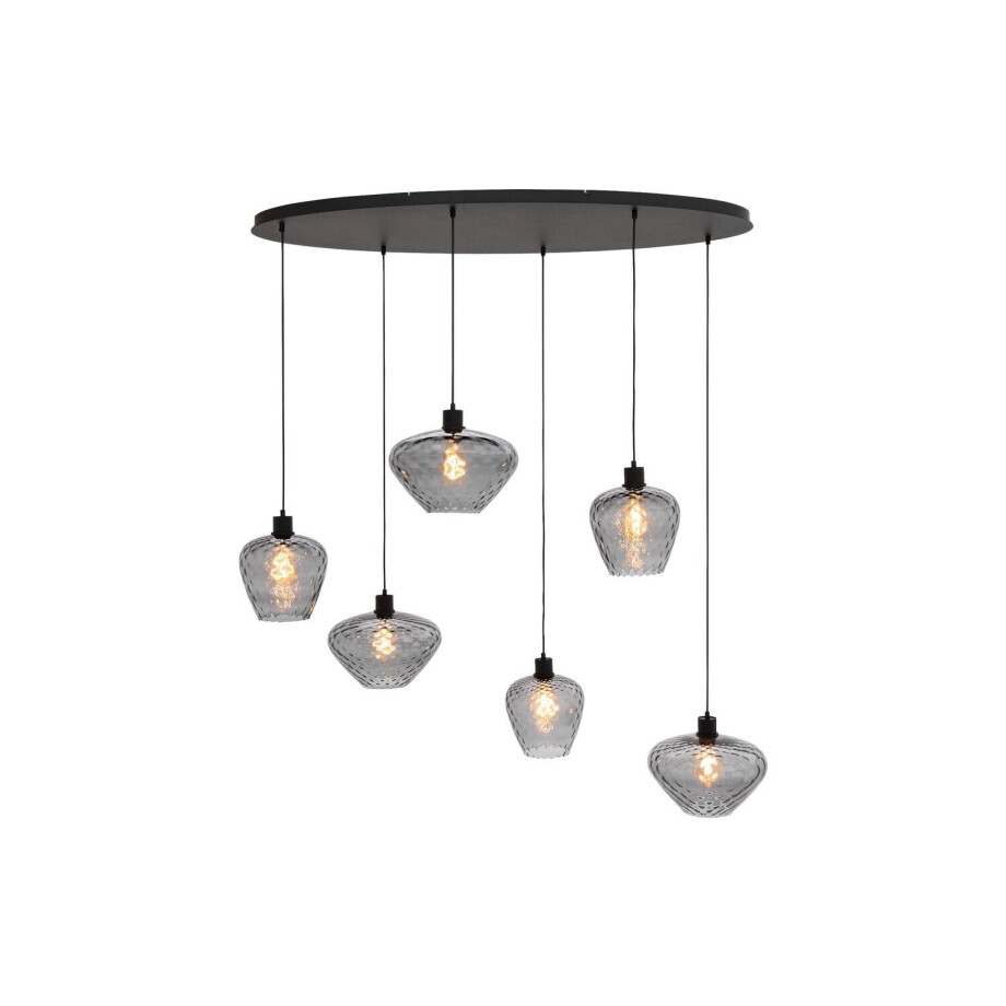 Goossens Hanglamp Dijon, Hanglamp met 6 lichtpunten afbeelding 1