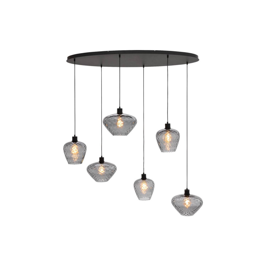 Goossens Hanglamp Dijon, Hanglamp met 6 lichtpunten afbeelding 1