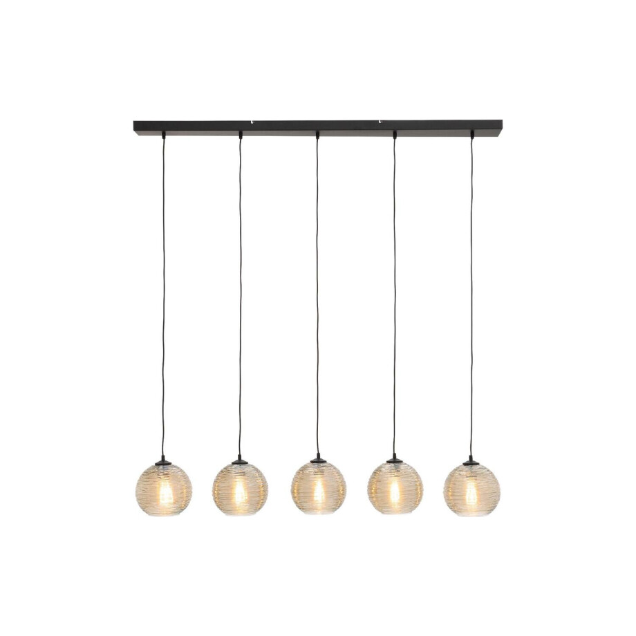 Goossens Hanglamp Soleil, Hanglamp met 5 lichtpunten Goossens Hanglamp Soleil, Hanglamp met 5 lichtpunten afbeelding 1