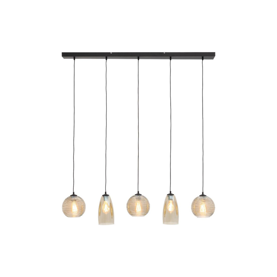 Goossens Hanglamp Soleil, Hanglamp met 5 lichtpunten afbeelding 1