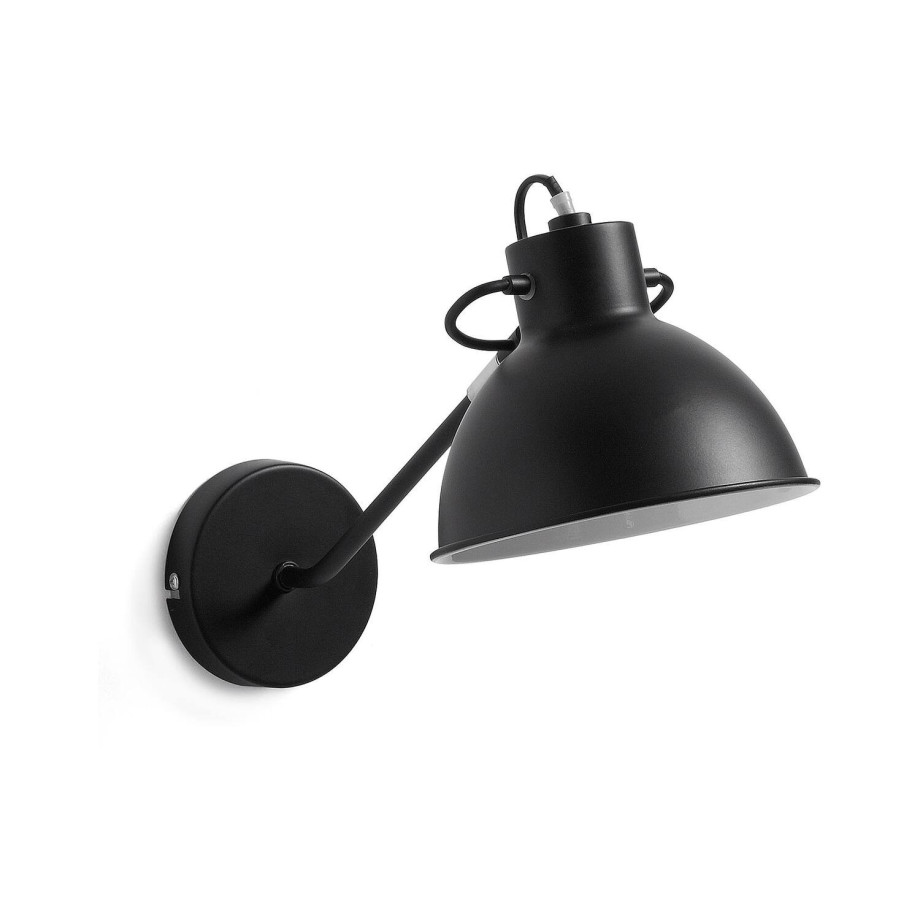 Kave Home Kave Home Offelis, Offelis wandlamp zwart afbeelding 