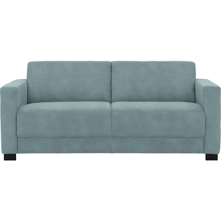Goossens Bank My Style blauw, microvezel, 2,5-zits, stijlvol landelijk afbeelding 1