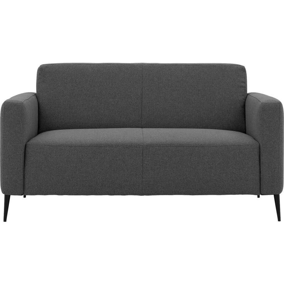 Goossens Bank Key West grijs, stof, 2-zits, modern design Goossens Bank Key West grijs, stof, 2-zits, modern design afbeelding 1