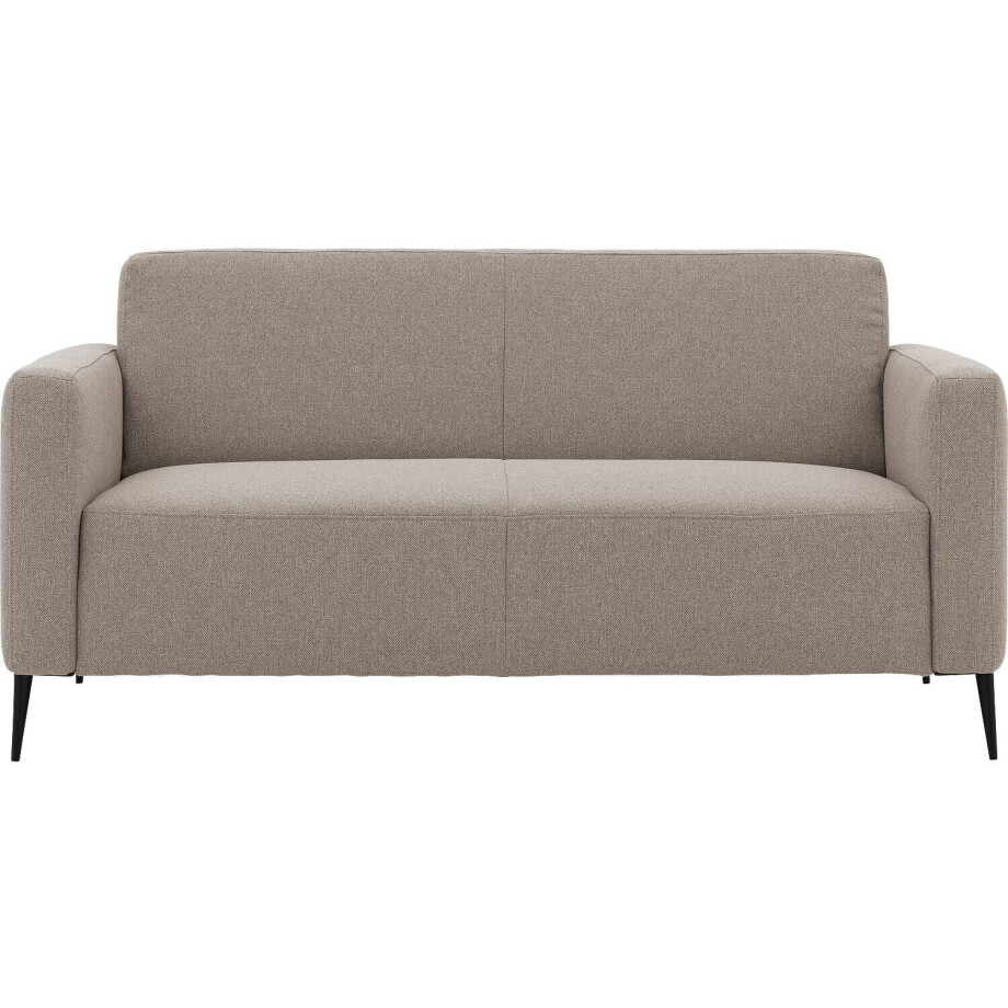 Goossens Bank Key West grijs, stof, 2,5-zits, modern design Goossens Bank Key West grijs, stof, 2,5-zits, modern design afbeelding 1