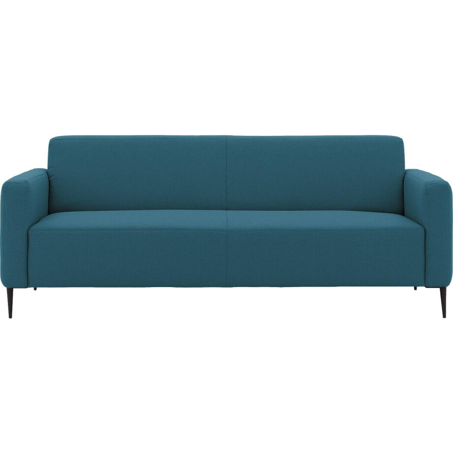 Goossens Bank Key West blauw, stof, 3-zits, modern design Goossens Bank Key West blauw, stof, 3-zits, modern design afbeelding 1