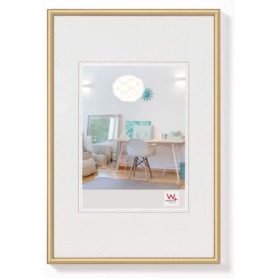 Walther New Lifestyle - Kunststof lijst - Fotoformaat 40x60 cm - Goud afbeelding 1