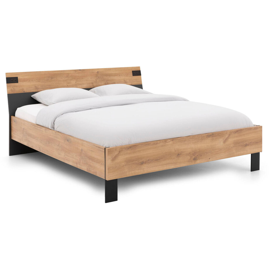 Goossens Basic Bedframe Industrial, 160 x 200 cm Goossens Basic Bedframe Industrial, 160 x 200 cm afbeelding 1