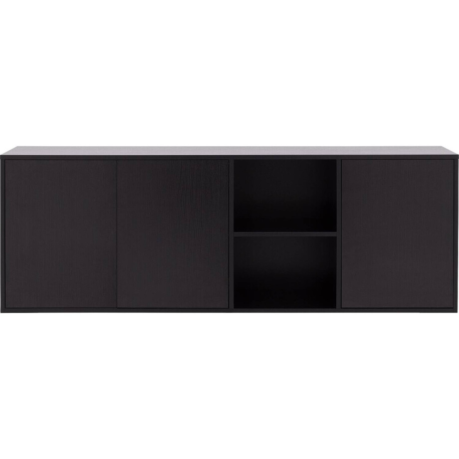 Goossens Basic Dressoir Madrid, 3 deuren met 2 open vakken afbeelding 1