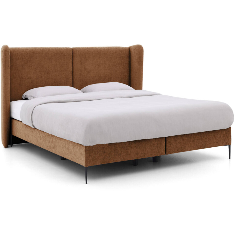 Goossens Boxspring Ease Classic Incl. Matras, Vlak 140 x 200 cm (=2x 70 x 200 cm) met hoofdbord + 2x matras shapes 1 Goossens Boxspring Ease Classic Incl. Matras, Vlak 140 x 200 cm (=2x 70 x 200 cm) met hoofdbord + 2x matras shapes 1 afbeelding 1