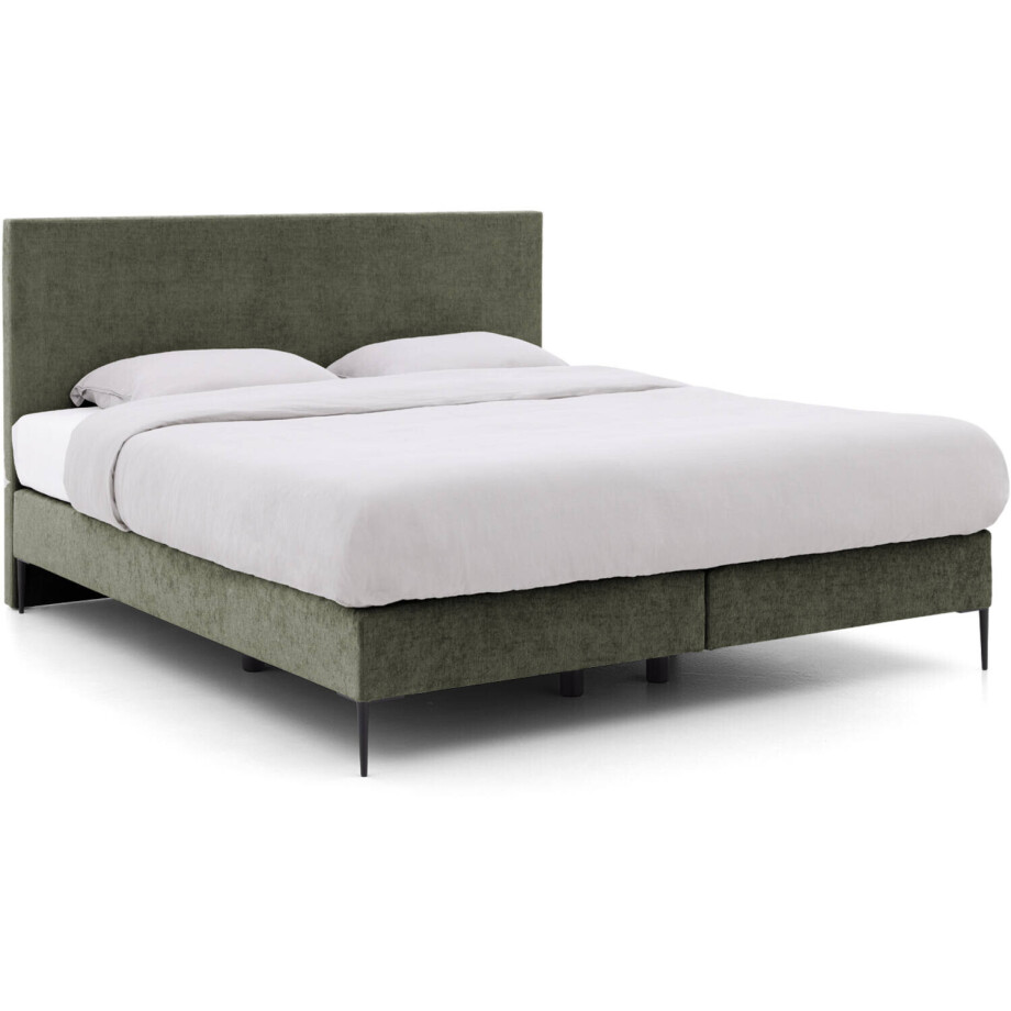 Goossens Boxspring Ease One Incl. Matras, Vlak 140 x 200 cm (=2x 70 x 200 cm) met hoofdbord + 2x matras shapes 1 Goossens Boxspring Ease One Incl. Matras, Vlak 140 x 200 cm (=2x 70 x 200 cm) met hoofdbord + 2x matras shapes 1 afbeelding 1