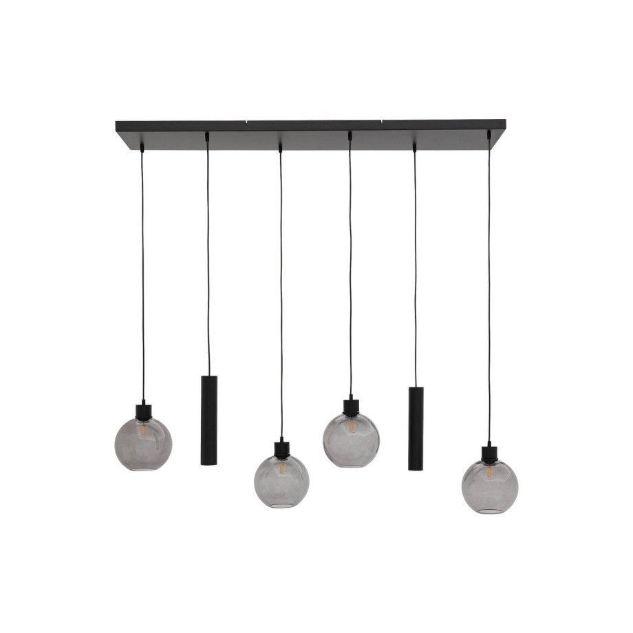 Goossens Excellent Hanglamp Lyon, Hanglamp met 6 lichtpunten afbeelding 1