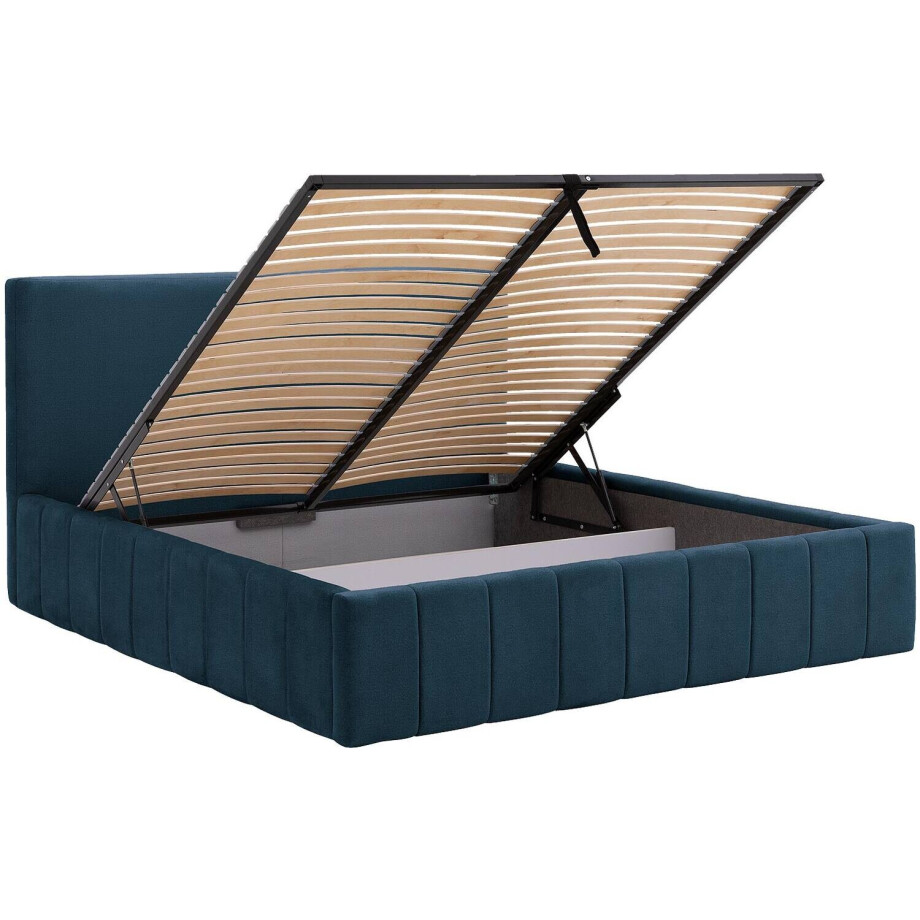 Goossens Bedframe Carte, 180 x 200 cm met storage, met 2x lattenbodem Goossens Bedframe Carte, 180 x 200 cm met storage, met 2x lattenbodem afbeelding 1